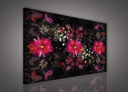 Consalnet Vászonkép, Rózsaszín virágok, 60x40 cm méretben (C5-1569O4)