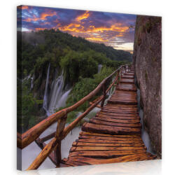 Consalnet Hegyoldal, vászonkép 40x40 cm méretben (C5-11765O5)