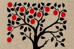 Dimex Vlies Fotótapéta - Aple tree - 375x250 cm (MS-5-2000)