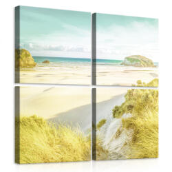 Consalnet Vászonkép 4 darabos, Út a tengerpartra 50x50 cm méretben (C5-11598S20)