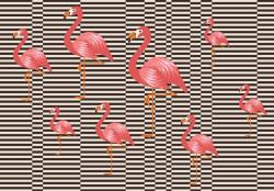 Consalnet Flamingók poszter, fotótapéta, Vlies (104 x 70, 5 cm) (C1-11143VEM)