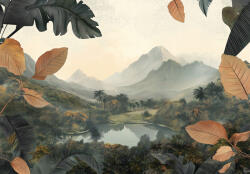 Consalnet Erdei tó a hegyek között poszter, fotótapéta, Vlies (350 x 250 cm) (C1-15590VX7)