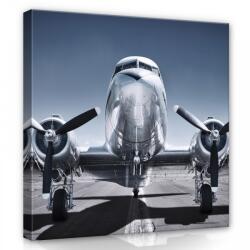 Consalnet Repülőgép, vászonkép, 80x80 cm méretben (C5-12644O2)