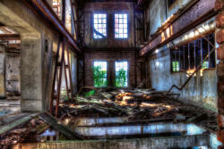 Dimex Vlies Fotótapéta - mill destoyed - 375x250 cm (MS-5-0872)