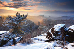 Dimex Vlies Fotótapéta - Beautiful mountains - 375x250 cm (MS-5-1687)