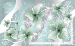 Consalnet Virág minta poszter, fotótapéta, Vlies (416 x 254 cm) (C1-1239VEXXXL)