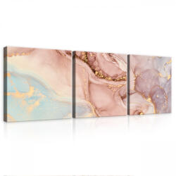 Consalnet Vászonkép 3 darabos, Márvány minta, 3 db 25x25 cm méret (C5-14103S13)
