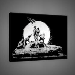 Consalnet Vászonkép, Flags by Banksy, 60x40 cm méretben (C5-2030O4)