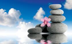 Consalnet Spa stones poszter, fotótapéta, Vlies (104 x 70, 5 cm) (C1-849VEM)