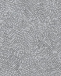 Grandeco Szürke hullám levél mintás tapéta (Tempo A62101) (A62101)