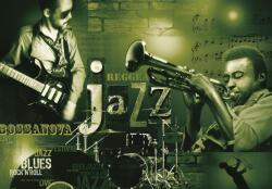 Consalnet Jazz poszter, fotótapéta (312 x 219 cm) (C1-251VEXXL)