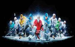 Sverus Fotótapéta Hockey on Ice Collage, 416 x 254 cm (SV-123380763WM-416X254CM)