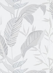 Erismann Szürke-ezüst nagy leveles tapéta (Elle Decorations 3 10332-10) (10332-10)
