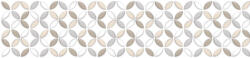 Dimex BROWN PETALS öntapadós konyhai poszter, 260x60 cm (KI-260-099)