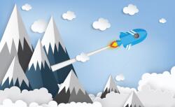 Consalnet Űrhajó poszter, fotótapéta, Vlies (400 x 280 cm) (C1-13608VX8)