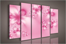 Consalnet Vászonkép, 5 darabos Virág minta 150x100 cm méretben (C5-1086S12)