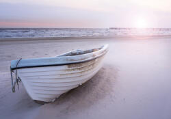 Consalnet Csónak a tengerparton poszter, fotótapéta, Vlies (250 x 175 cm) (C1-13050VX5)