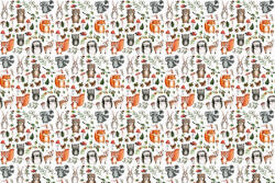 Dimex Vlies Fotótapéta - Cute woodland animals - 375x250 cm (MS-5-1476)
