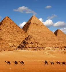 Dimex EGYPT PYRAMID fotótapéta, poszter, vlies alapanyag, 225x250 cm (MS-3-0051)