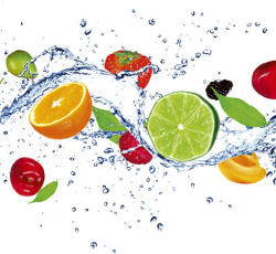 Dimex FRUITS IN WATER fotótapéta, poszter, vlies alapanyag, 225x250 cm (MS-3-0239)
