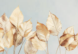 Consalnet Bézs levelek poszter, fotótapéta, Vlies (150 x 105 cm) (C1-15563VX3)
