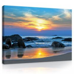 Consalnet Vászonkép, Naplemente a tengernél, 100x75 cm méretben (C5-21382O1)
