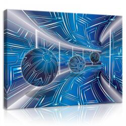 Consalnet Vászonkép, Kék Alagút, 100x75 cm méretben (C5-10076O1)