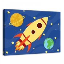Consalnet Űrhajó, vászonkép, 70x50 cm méretben (C5-10988O7)