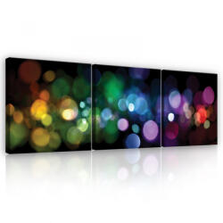 Consalnet Vászonkép 3 darabos, Bokeh, 3 db 25x25 cm méret (C5-12682S13)