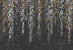 Consalnet Lelógó ágak lepkékkel poszter, fotótapéta, Vlies (368 x 254 cm) (C1-14559V8)