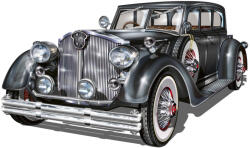 Dimex BLACK VINTAGE CAR II fotótapéta, poszter, vlies alapanyag, 375x250 cm (MS-5-2167)