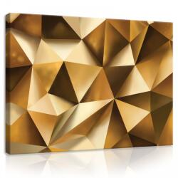 Consalnet Vászonkép, Arany Absztrakt, 100x75 cm méretben (C5-10223O1)