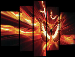 Consalnet Vászonkép, 5 darabos, Lepkék 170x100 cm méretben (C5-20292S4A)