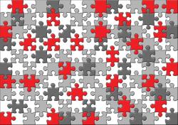 Consalnet Puzzle poszter, fotótapéta (300 x 210 cm) (C1-10128VX6)