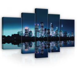 Consalnet Vászonkép, 5 darabos, Sydney éjszaka 170x100 cm méretben (C5-20409S4A)