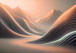 Sverus Fotótapéta Ethereal Waves: A Desert's Serenade, 416 x 254 cm (SV-96687754-416X254CM)