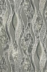 Domdeco Grafit-ezüst hullám mintás tapéta (1514-21) (1514-21)