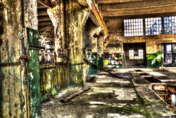 Dimex Vlies Fotótapéta - Abandoned factory - 375x250 cm (MS-5-0866)