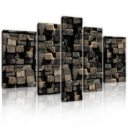 Consalnet Vászonkép, 5 darabos, Farönkök 170x100 cm méretben (C5-20150S4A)