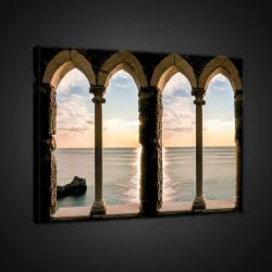 Consalnet Vászonkép, Kilátás a tengerre, 100x75 cm méretben (C5-2347O1)