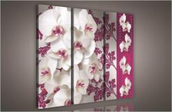 Consalnet Orchidea minta, 3 darabos vászonkép, 90x80 cm méretben (C5-833S6)
