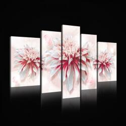 Consalnet Vászonkép, 5 darabos, Virágok 170x100 cm méretben (C5-2433S4A)