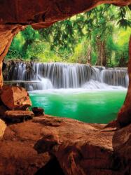 Consalnet Barlangból kilátás a vízesésre poszter, fotótapéta, Vlies (184x254 cm, álló) (C1-10258V4A)