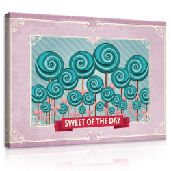 Consalnet Vászonkép, Nyalókák, 80x60 cm méretben (C5-20232O6)