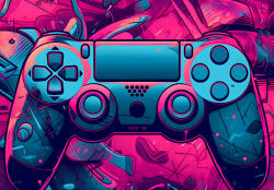 Consalnet Rajzol játék kontroller poszter, fotótapéta, Vlies (416 x 254 cm) (C1-14661VEXXXL)