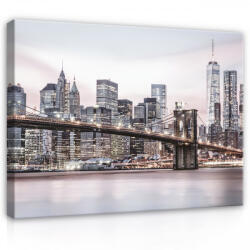 Consalnet Vászonkép, Brooklyn Bridge, 80x60 cm méretben (C5-13808O6)
