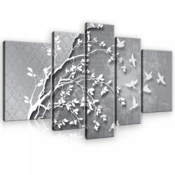 Consalnet Vászonkép, 5 darabos, Fa 170x100 cm méretben (C5-10231S4A)