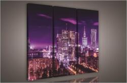 Consalnet Varsó, 3 darabos vászonkép, 90x80 cm méretben (C5-506S6)