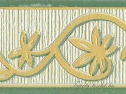 Jász-Iron Zöld-sárga inda mintás bordűr (941-35)