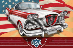 Dimex Vlies Fotótapéta - Oklahoma Vintage Card - 375x250 cm (MS-5-2182)